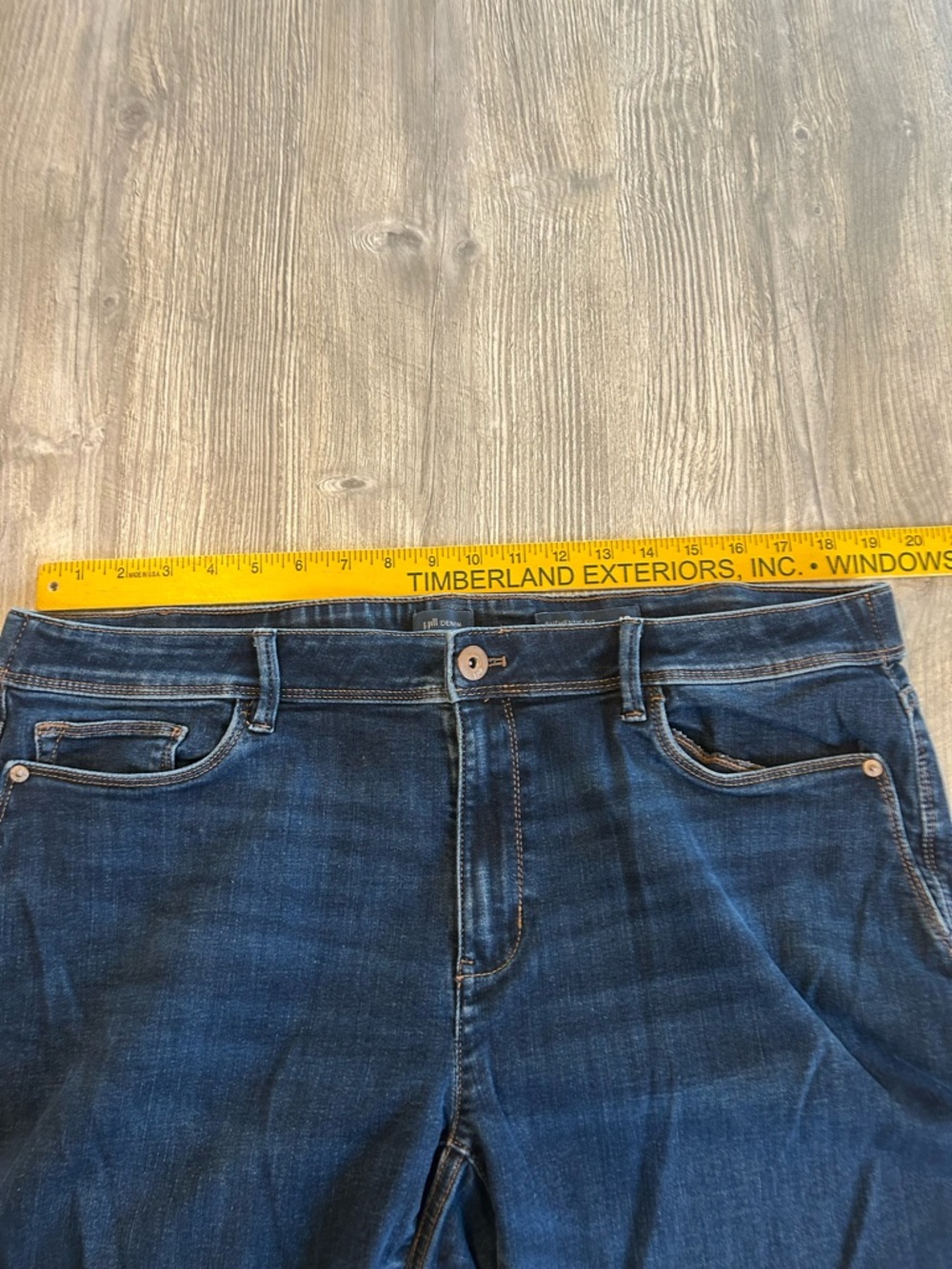 J. Jill Authentic Fit Slim Ankle Blue Jeans Women’s Size 18R Stretch - Picture 9 of 13